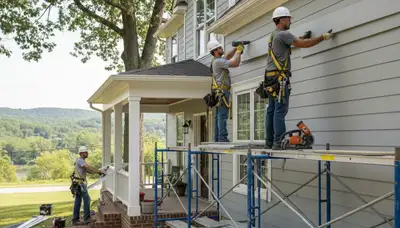 Vinyl siding installation for Nashville, TN homes by local siding professionals