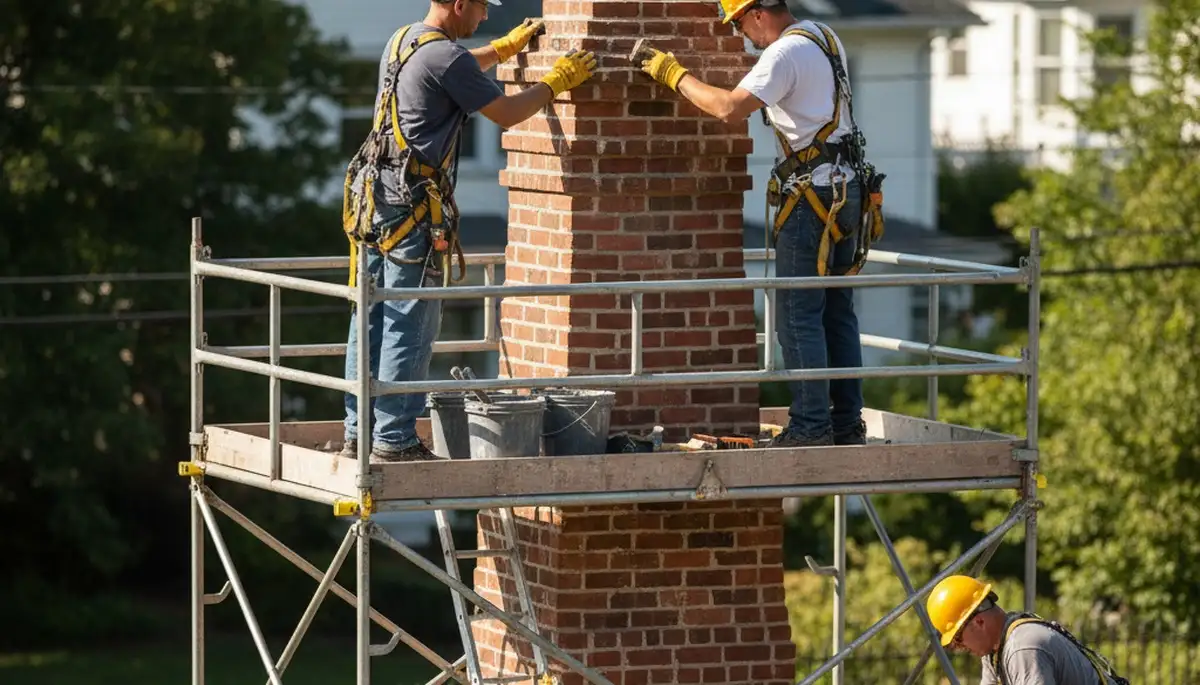 Nashville, TN chimney repair for siding and masonry protection by FX Remodeling & Exteriors