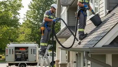 Nashville, TN gutter cleaning service by FX Remodeling & Exteriors to prevent water damage