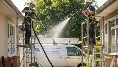 Nashville, TN gutter cleaning service from FX Remodeling & Exteriors for home water damage prevention