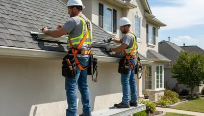 Nashville, TN gutter repair service by FX Remodeling & Exteriors for leaks, sagging, and storm damage