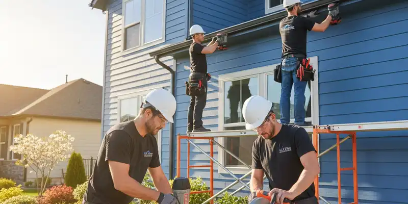 Nashville, TN vinyl siding installation by a professional siding contractor for homes