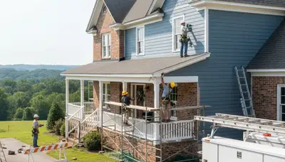 Vinyl siding installation in Nashville, TN for a professional exterior home upgrade
