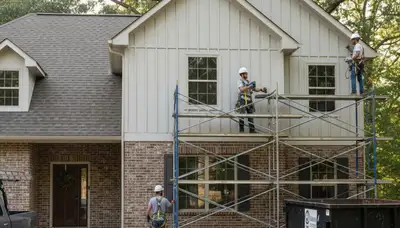 Vinyl siding installation for Nashville, TN homes by a local siding contractor