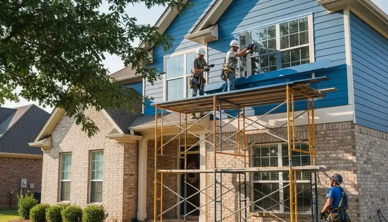 Vinyl siding installation service in Nashville, TN for residential homes