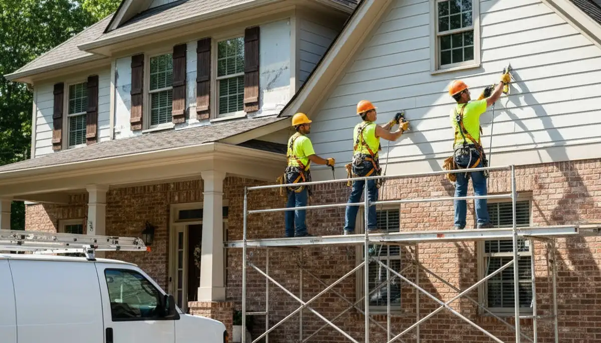 Vinyl siding installation service in Nashville, TN for residential homes