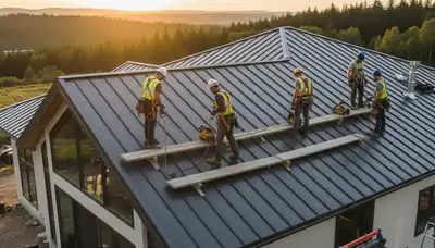 Metal roofing installation in Nashville, TN by FX Remodeling & Exteriors for durable storm protection