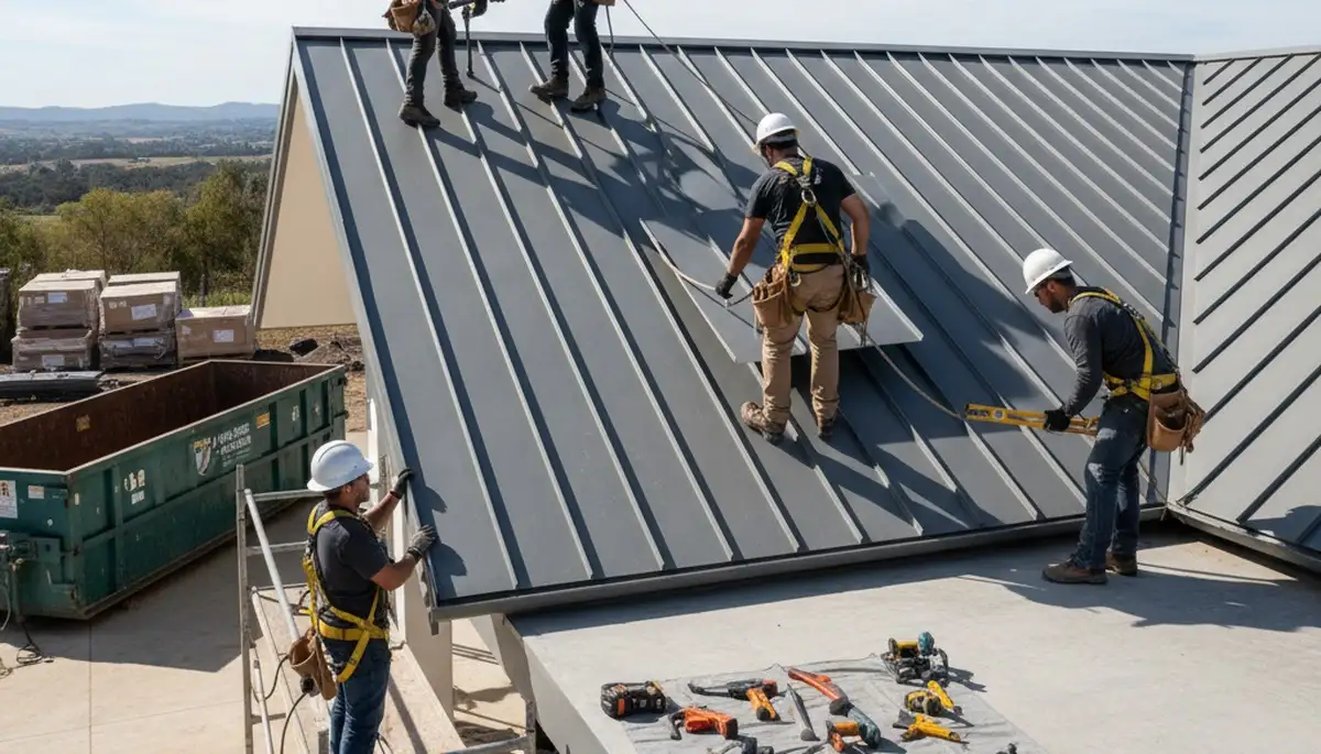 Metal roofing installation in Nashville, TN for durable, weather-ready home protection