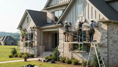 Vinyl siding installation for Nashville, TN homes by local siding contractors