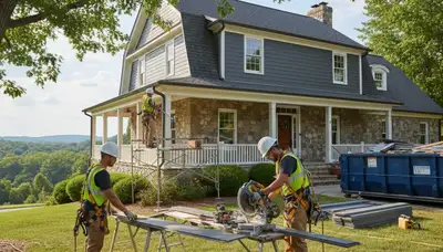 Vinyl siding installation service in Nashville, TN for local home exterior improvement