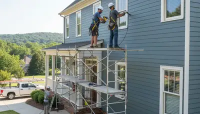 Nashville, TN siding company image for vinyl siding installation and exterior home improvement