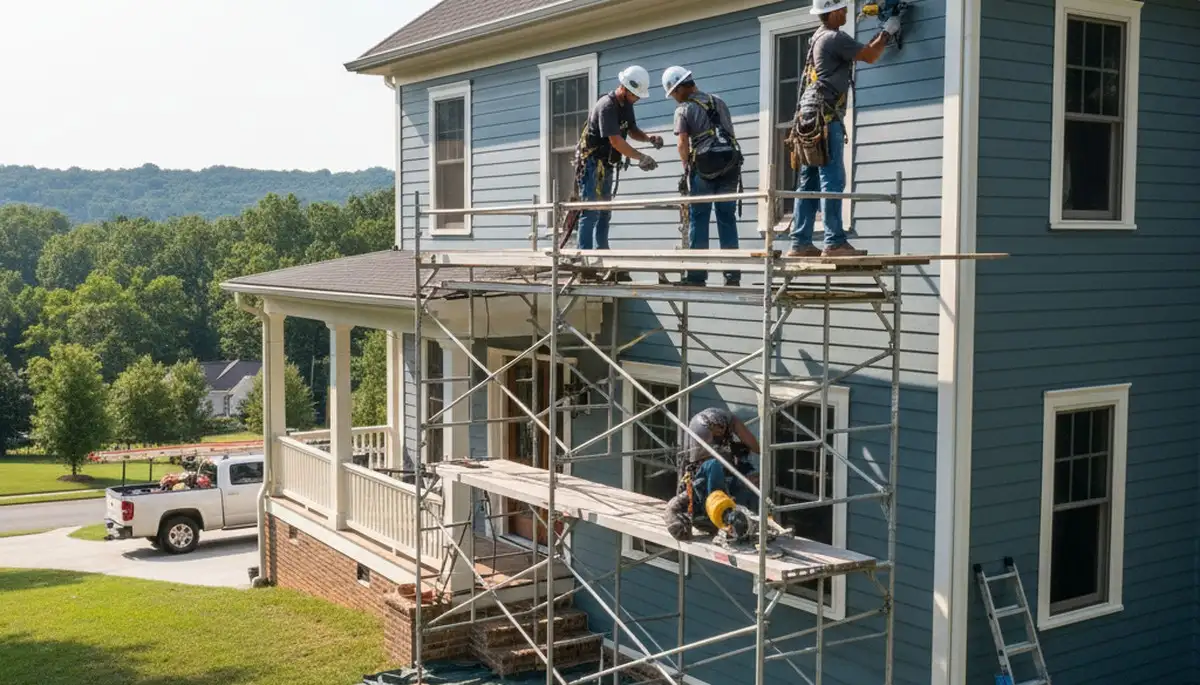 Vinyl siding installation service in Nashville, TN for homes by local siding contractor