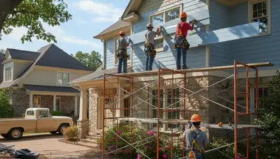 Vinyl siding installation in Nashville, TN for a professional home exterior upgrade