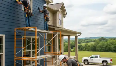 Vinyl siding installation in Nashville, TN for a home exterior upgrade