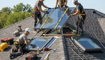 Skylight installation in Nashville, TN by FX Remodeling & Exteriors for brighter, energy-efficient homes