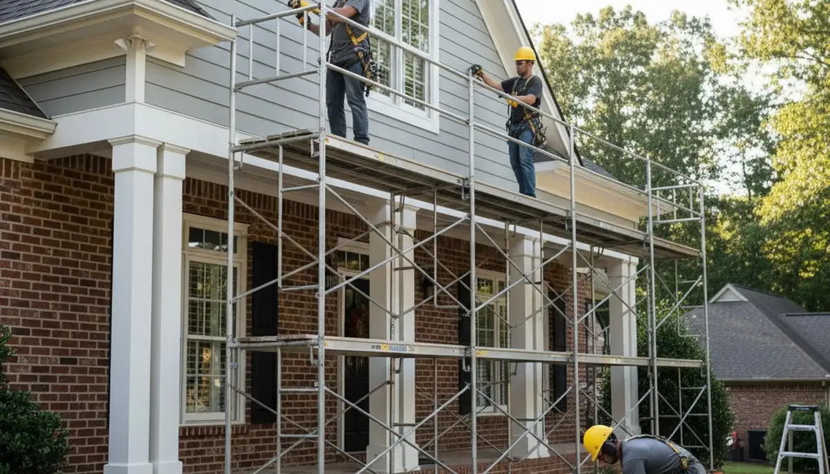 Vinyl siding installation in Nashville, TN by a professional siding contractor