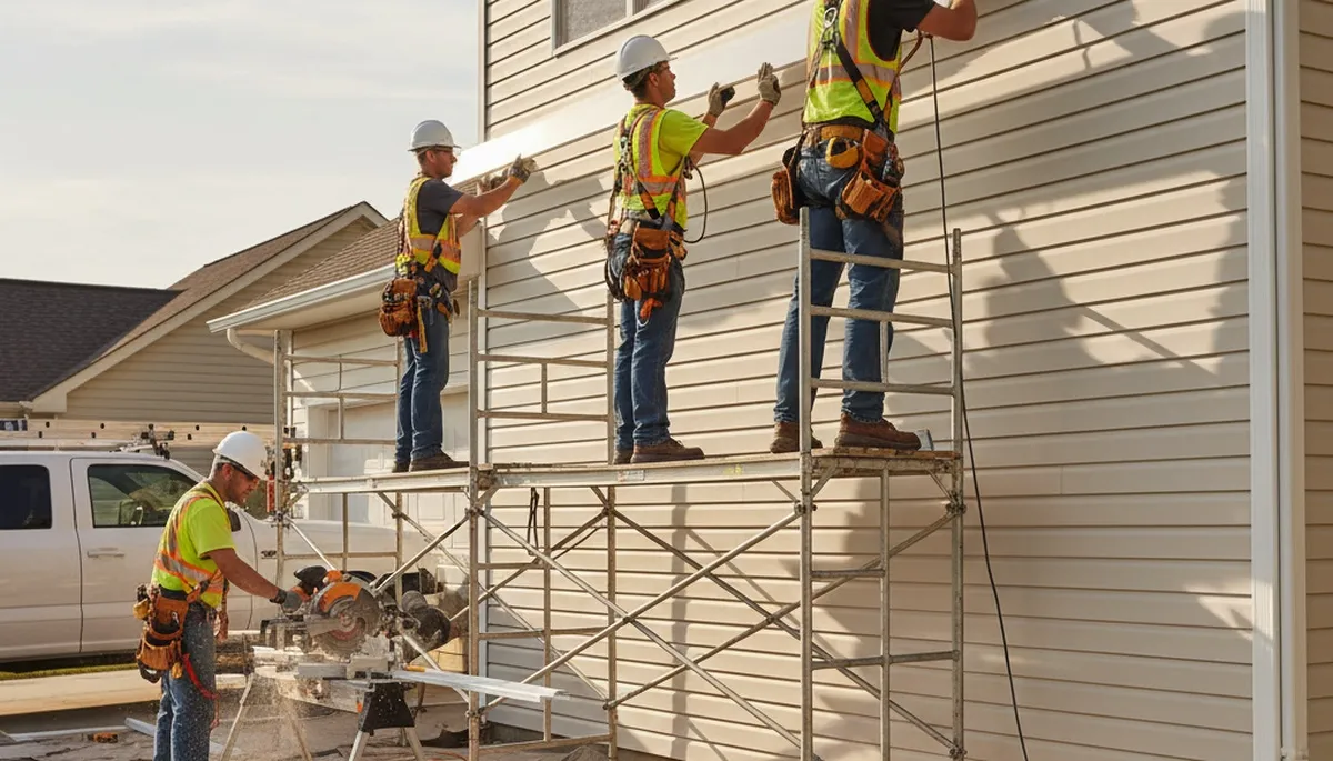 Vinyl siding installation for Nashville, TN homes by FX Remodeling & Exteriors