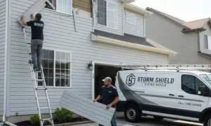Vinyl siding repair after storms in Nashville, TN for damaged home exteriors
